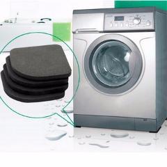 NEW 4 Pcs/Sets Washing Machine Anti-shock Pad Mute Cotton Slip Suit For Table Leg Pad Shake Proof F1505