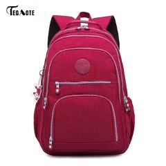 TEGAOTE Classic Backpack for Teenage Girls Mochila Feminina Women School Backpacks Nylon Waterproof Casual Laptop Bagpack Female
