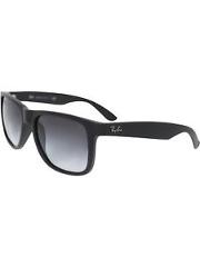 Ray-Ban Men's Justin RB4165-601/8G-55 Black Wayfarer Sunglasses