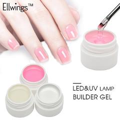 Ellwings 3Pcs A SET Long lasting UV Nail Gel Builder Nail Tips Finger Extension Nail Tool UV Gel Polish Nail Art Design