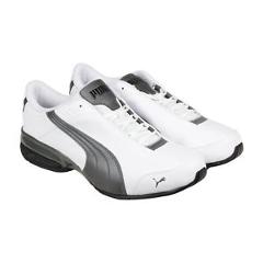 Puma Super Elevate Mens White Synthetic Athletic Lace Up Running Shoes