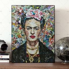 Wall poster decoration for living room Wall Art Picture prints Artist Frida Kahlo on canvas Canvas painting  home decor no frame