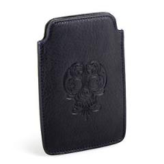 Stephen Webster Black Calfskin Leather iPhone Case