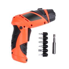 6V3.5NM Rechargeable Screwdriver with Twistable Cordless Electric Screwdriver Drill Power Tools