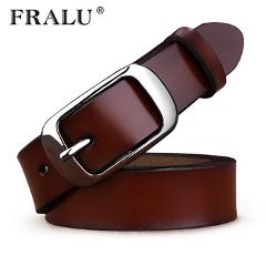 FEALU 2018 Hot ladies leather belt tide leather cowhide female leather Korean version of the belt decorated fashion wild