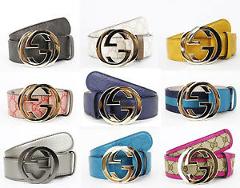 NEW Authentic GUCCI Belt w/Interlocking G Buckle 114876