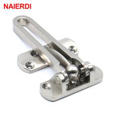 NAIERDI-5122 Zinc Alloy Hasp Latch Lock Door Chain Anti-theft Clasp Convenience Window Cabinet Locks For Home Hotel Security