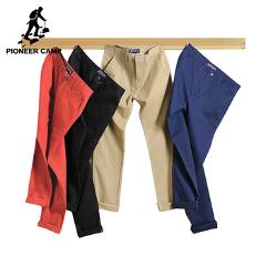 Pioneer Camp 2018 casual pants men Brand clothing High quality Spring Long Khaki Pants Elastic male Trousers for men  655110