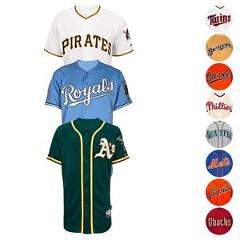 MLB Official Authentic On-Field Cool Base Majestic Team Jersey Collection Men's