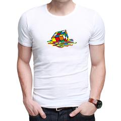 Hot Sale 2018 Summer Rubik Cube Tshirt New Fashion Stylish Design Sitcoms The Big Bang Theory Mens Casual T shirt Free Shipping