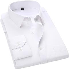 4XL 5XL 6XL 7XL 8XL Large Size Men's Business Casual Long Sleeved Shirt White Blue Black Smart Male Social Dress Shirt Plus