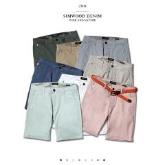 SIMWOOD 2018 Summer New Solid Shorts Men Cotton Slim Fit Knee Length Casual men clothes High Quality Plus Size 9 Color available