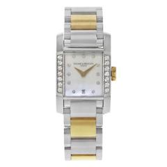 Baume & Mercier Diamant MOA08599 Steel & Gold Plating Quartz Ladies Watch