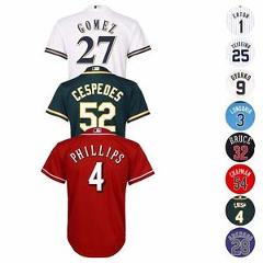 MLB Majestic Official Cool Base Player Jersey Collection Youth Size S-XL (8-20)
