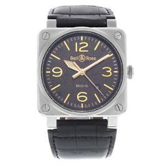 Bell & Ross Aviation BR03-92-S Square Case Stainless Steel Automatic Men's Watch