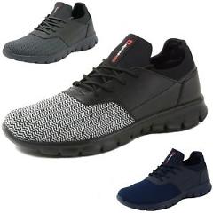 Alpine Swiss Leo Men Sneakers Flex Knit Tennis Shoes Casual Athletic Lightweight