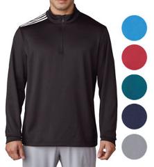 Adidas 3 Stripes Classic 1/4 Zip Golf Pullover Mens 2017 New - Choose Color!