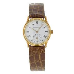 Audemars Piguet 25mm Round Dial 18K Yellow Gold Hand Wind Ladies Watch