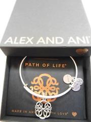Alex and Ani PATH OF LIFE IV Expandable Wire Bracelet Rafaelian Silver NWTBC