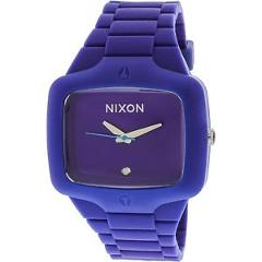 Nixon Men's A139230 Purple Silicone Quartz Fashion Watch