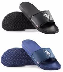 U.S. Polo Assn. Men's Premium Foot-bed Slide Sandal Flip Flop Comfort Fit NWT