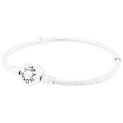 Pandora Moments Silver Bracelet With Heart Clasp 59071919