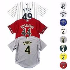 MLB Majestic Official Cool Base Replica Player Jersey Collection Boys Size (4-7)