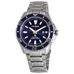 Citizen Promaster Diver Blue Dial Steel Mens Watch BN0191-55L