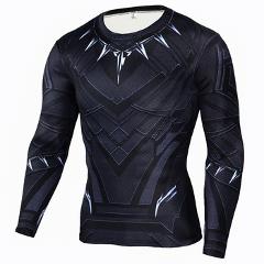 2018 Rashgard T Shirt Men Black Panther T Shirts Compression Shirt Crossfit Fitness Bodybuilding T-shirts Gyms MMA Rashguard Top