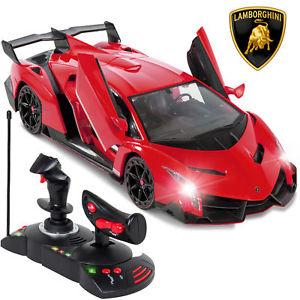 1/14 Scale RC Lamborghini Veneno Gravity Sensor Radio Remote Control Car Red