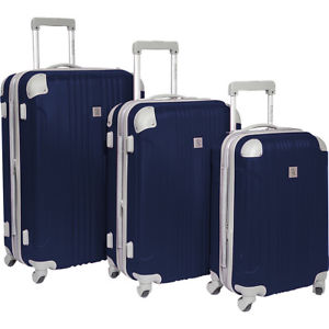 Beverly Hills Country Club Newport 3-Piece Spinner Luggage Set NEW