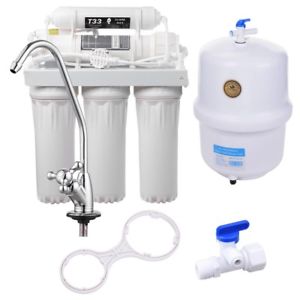 5 STAGE 50 GPD Water Filter System Reverse Osmosis RO Filtration Drinking Home