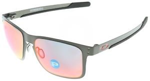 Oakley Holbrook Metal Sunglasses OO4123-0555 Gunmetal | Torch Iridium Polarized