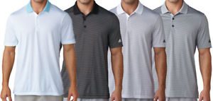 Adidas 2 Color Merch Stripe Polo Men's Golf Shirt TM3112S7 New - Choose Color