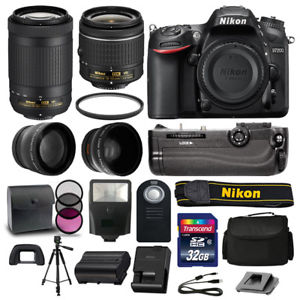 Nikon D7200 Digital SLR Camera + Battery Grip + 32GB Top Value 4 Lens Bundle!