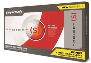 TaylorMade 2018 Project (s) Golf Balls (15-Ball Launch Pack) - White
