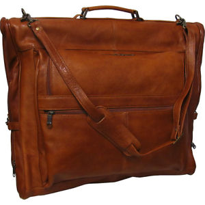 AmeriLeather Leather Three-suit Garment Bag 5 Colors