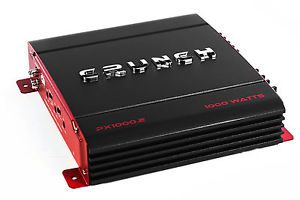 Crunch 2 Channel 1000 Watt Amp A/B Class Car Audio Stereo Amplifier | PX-1000.2