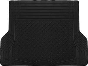 Trunk Cargo Floor Mats for Cars All Weather Rubber Black Heavy Duty Auto Liners