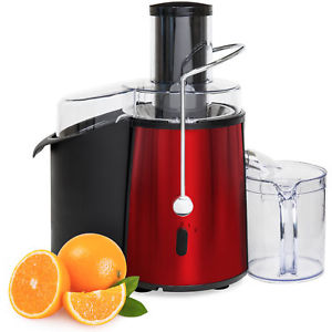 700-Watt 2-Speed ETL-Certified Fruit Vegetable Power Juicer (Red)