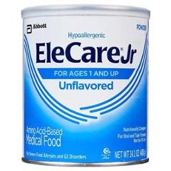 Abbott EleCare Jr Toddler Unflavored Powder 14.1 oz Amino Acid-Based Food CHOP