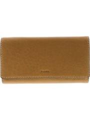 Fossil Women's Emma Flap Cloth Leather Wallet