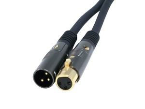 Monoprice 4750 3ft XLR Male to XLR Female 16AWG Cable (Gold Plated)