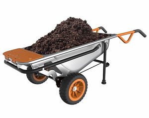 WG050 WORX AeroCart: 8-in-1 Multi-Function WheelBarrow Garden Yard Cart