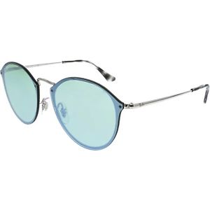 Ray-Ban Women's Polarized Blaze Round RB3574N-003/30-59 Silver Sunglasses