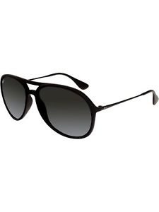 Ray-Ban Men's Gradient Alex RB4201-622/8G-59 Black Aviator Sunglasses