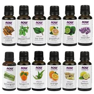 Now Foods Essential Oils Variety Starter 12-Pack Scented for Diffusers CHOP