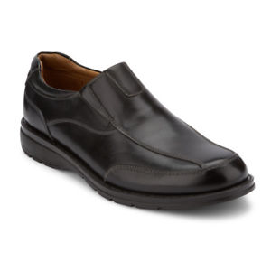 Dockers Men’s Fontana Genuine Leather Slip-on Moc Toe Oxford Shoe Black