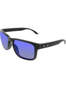 Oakley Men's Polarized Holbrook OO9102-52 Black Square Sunglasses