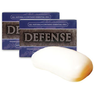 Defense Soap 4 oz. Antimicrobial Therapeutic Body Bar Soap - 2 Pack - Original